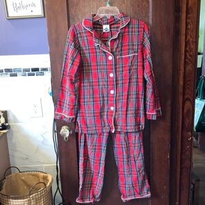 THE COMPANY STORE Family Flannel Women's Button-Down Pajama Set - Nantucket